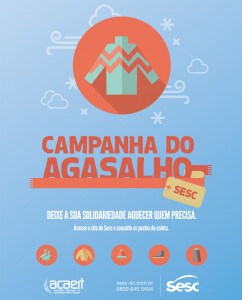 Arte Campanha do Agasalho Sesc 2015