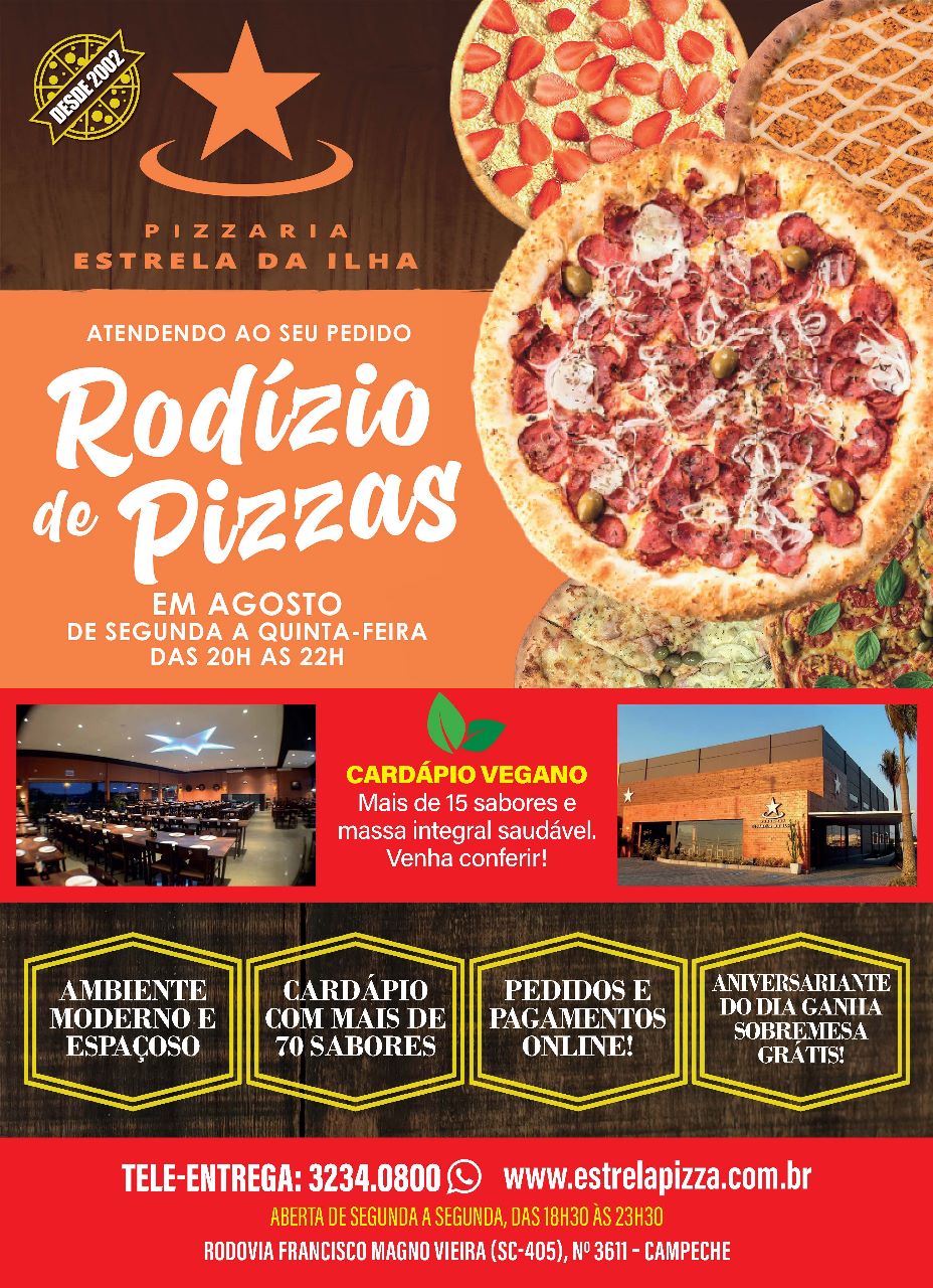 Pizzarias em Campeche, Florianópolis - SC