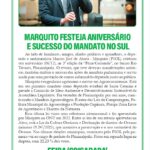 NOTÍCIAS do Marquito: aniversário festejado em evento popular no Sul