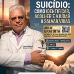 AULA 100% gratuita ensina como identificar sinais e prevenir suicídio